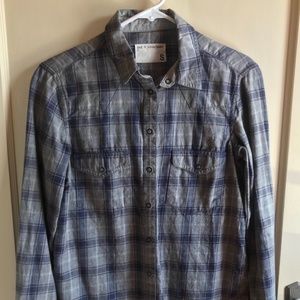 Rag & Bone Button Down Plaid Shirt, Small